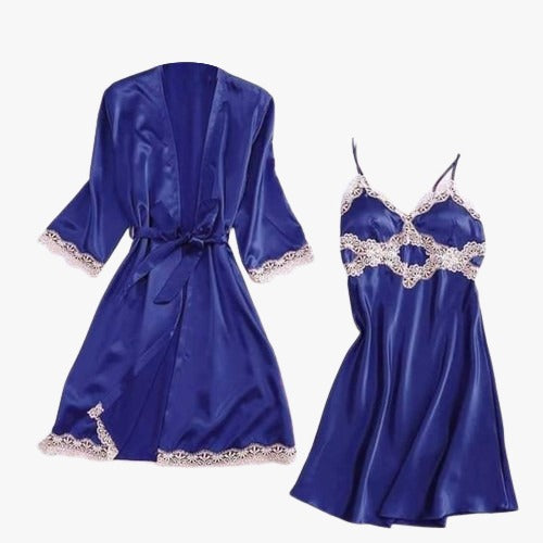 Silk Sleepwear Loungewear night Suit for Women.