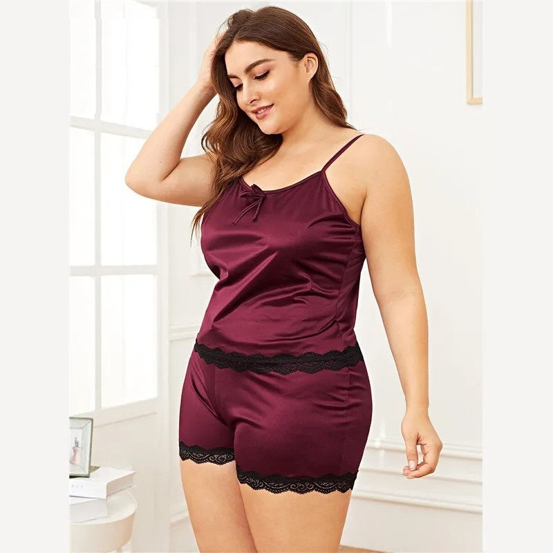 Camisole Nighty Set, Comfortable Sleepwear for Women