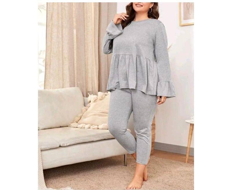Plus size Frill Loungwear.